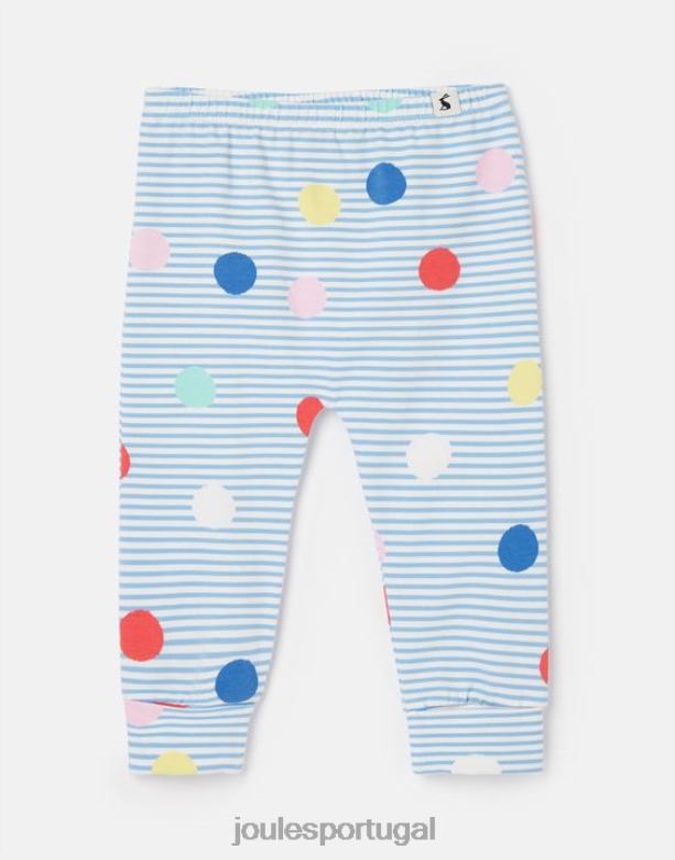 legging de algodão orgânico payton 0-3 anos Rapazes vários pontos Joules vestuário 2X26V393
