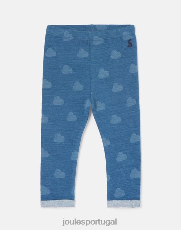 legging jeans com estampa minnie 0-3 anos bebês nuvem jeans Joules vestuário 2X26V419