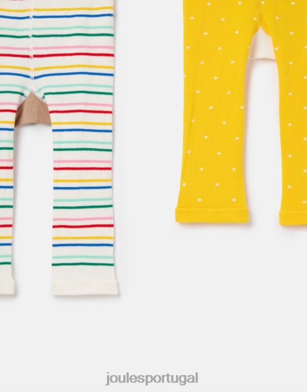leggings animadas com 2 personagens bebês abelha coelhinho Joules vestuário 2X26V407