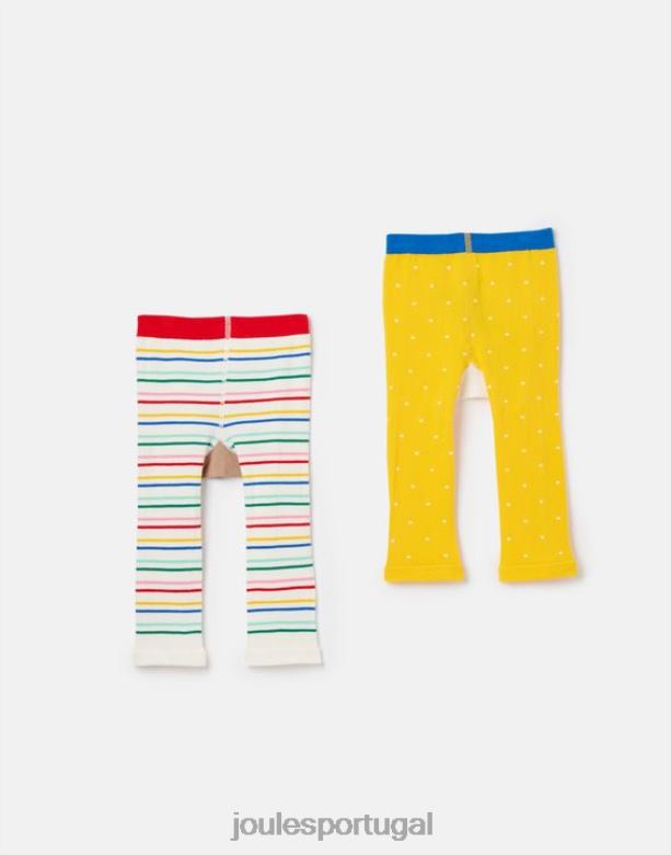 leggings animadas com 2 personagens bebês abelha coelhinho Joules vestuário 2X26V407