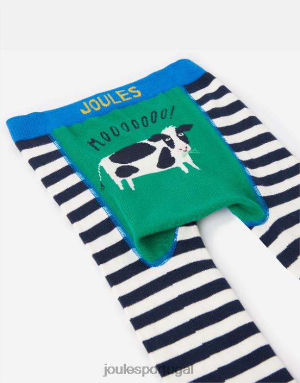 leggings animadas com 2 personagens bebês filhote de vaca Joules vestuário 2X26V423