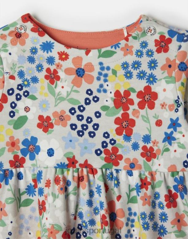conjunto vestido e legging christina 0-3 anos garotas coelho cinza Joules vestuário 2X26V418