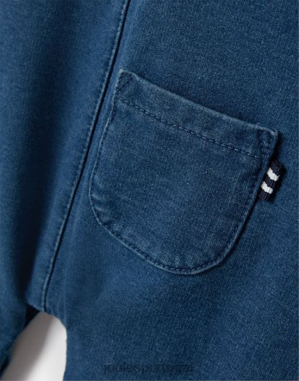 macacão jeans maybridge 0-24 meses bebês jeans Joules vestuário 2X26V424