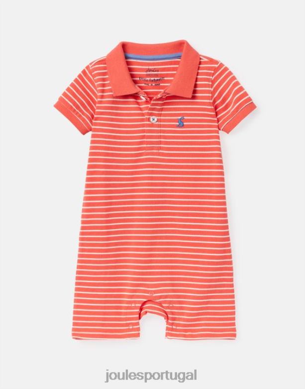 macacão polo filbert 0-24 meses bebês luz rosa Joules vestuário 2X26V406