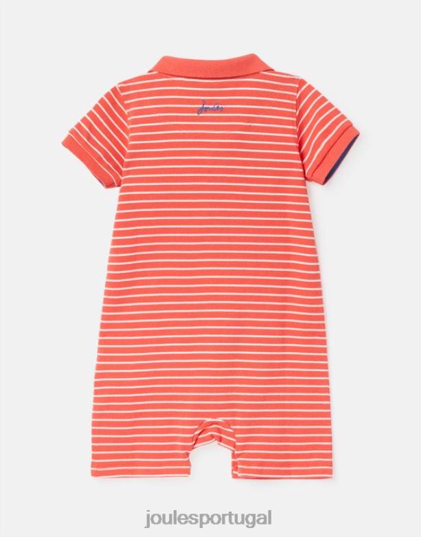 macacão polo filbert 0-24 meses bebês luz rosa Joules vestuário 2X26V406