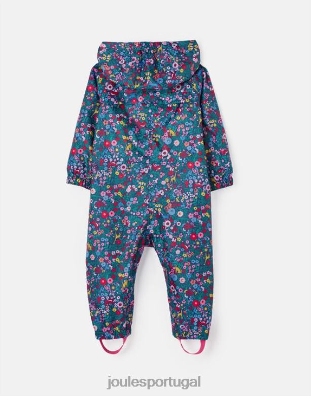 poça de poça reciclada à prova d'água 1-3 anos Rapazes arco-íris azul Joules vestuário 2X26V412