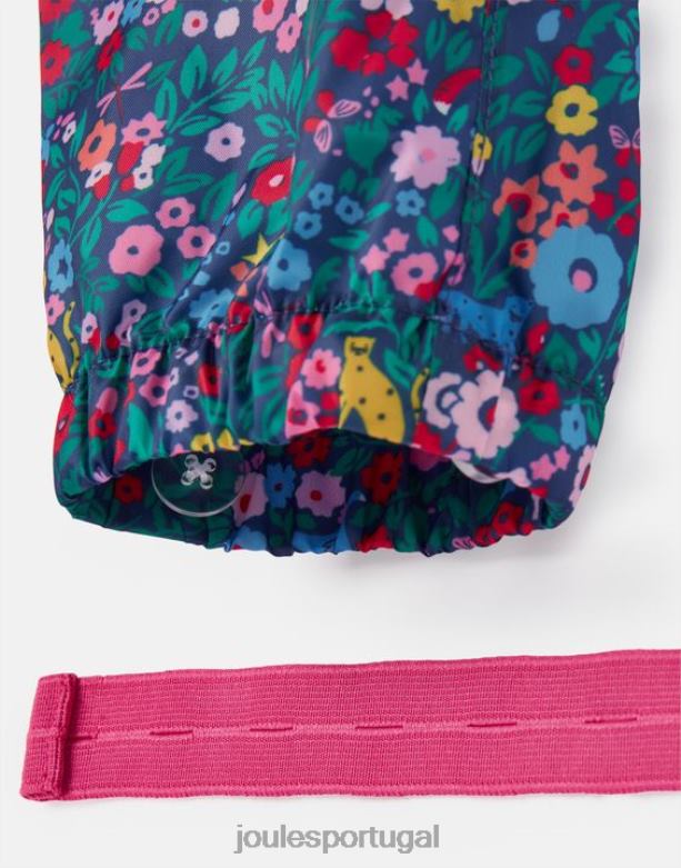 poça de poça reciclada à prova d'água 1-3 anos Rapazes arco-íris azul Joules vestuário 2X26V412
