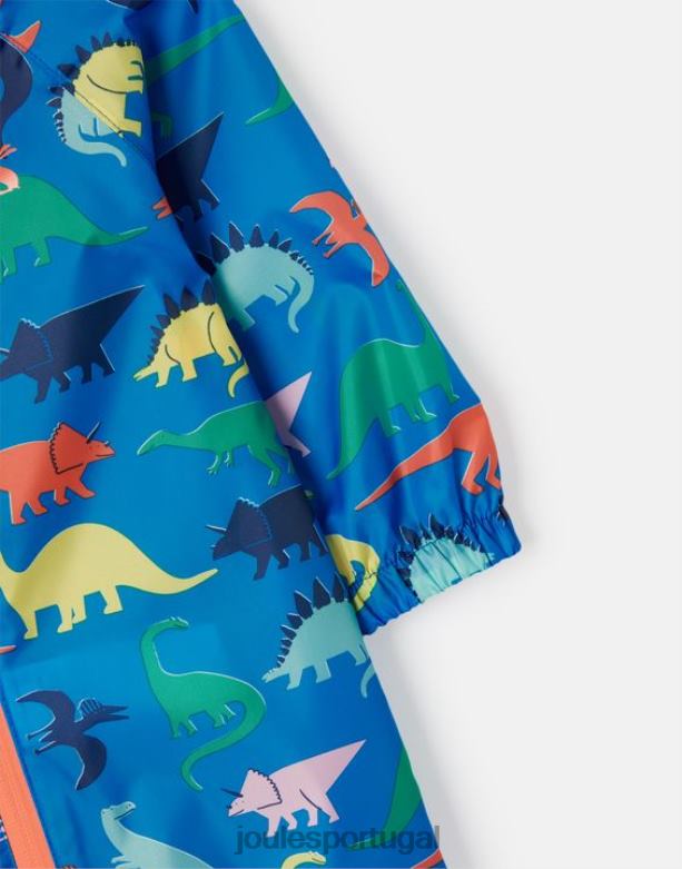 poça de poça reciclada à prova d'água 1-3 anos Rapazes dinossauro azul Joules vestuário 2X26V439