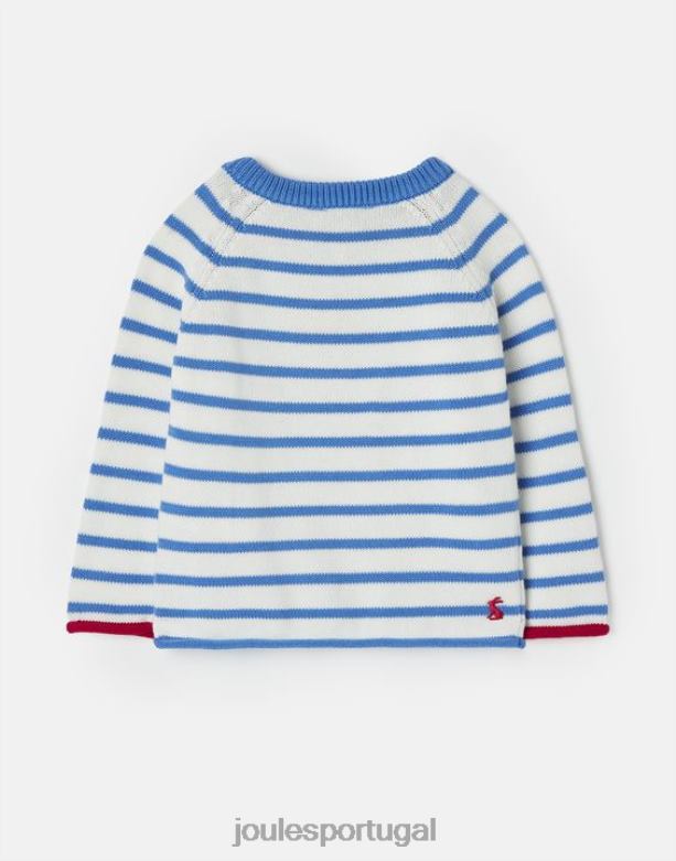 suéter winnie intarsia 0-3 anos bebês listra de coelho Joules vestuário 2X26V411