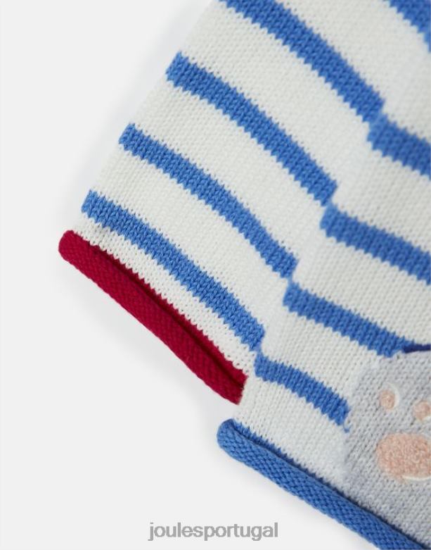 suéter winnie intarsia 0-3 anos bebês listra de coelho Joules vestuário 2X26V411