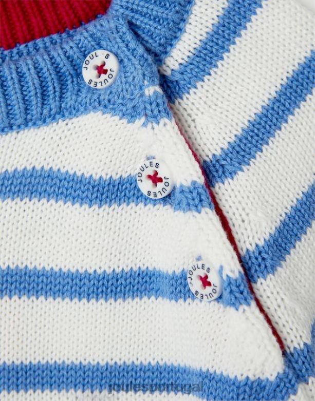 suéter winnie intarsia 0-3 anos bebês listra de coelho Joules vestuário 2X26V411