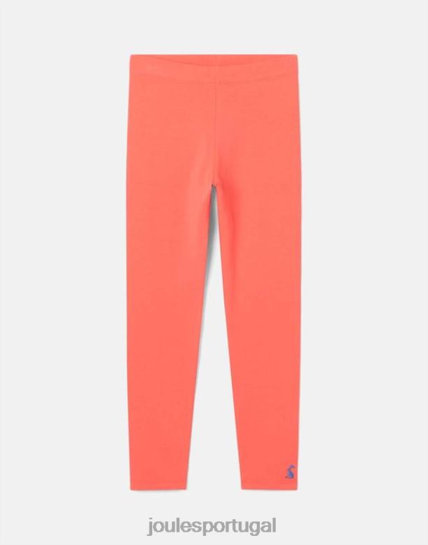 legging emília 2 a 12 anos garotas coral Joules vestuário 2X26V309