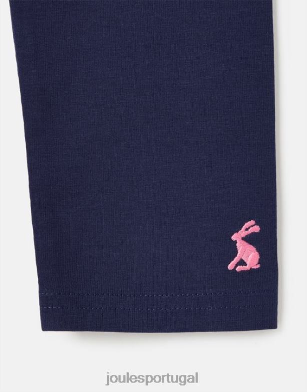 legging emília 2 a 12 anos garotas verdadeira marinha Joules vestuário 2X26V321