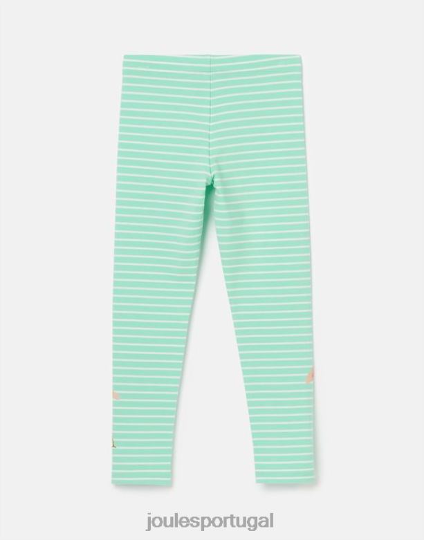legging estampada escriturada 2 a 12 anos garotas flamingo listrado água Joules vestuário 2X26V266
