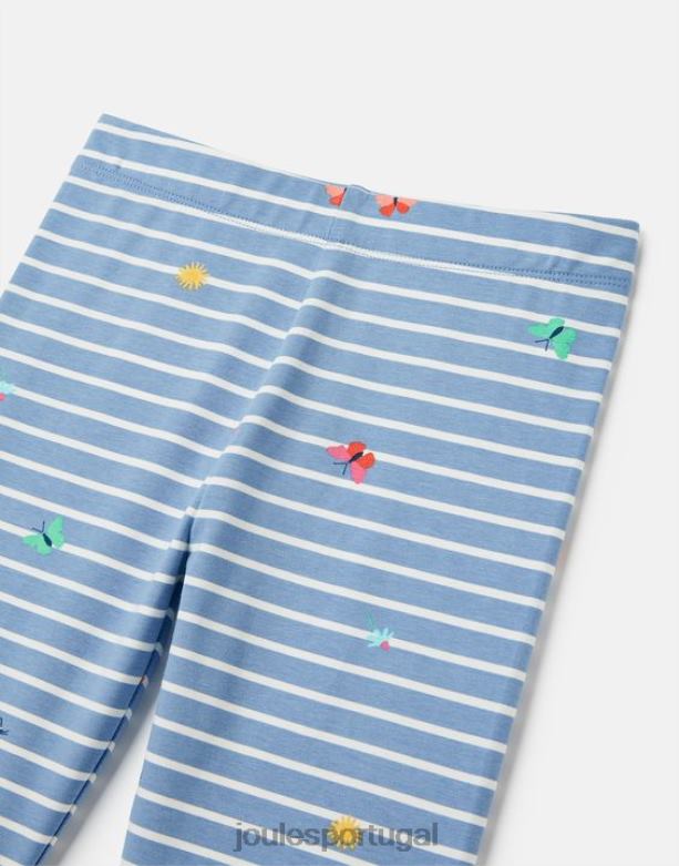 shorts legging em jersey cartwheel 2 a 12 anos garotas abelhas borboletas Joules vestuário 2X26V283