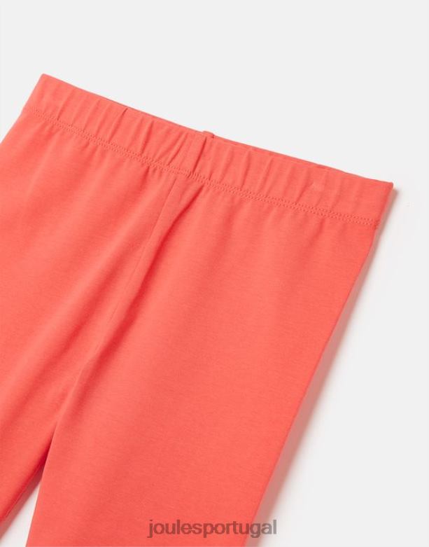 shorts legging em jersey cartwheel 2 a 12 anos garotas coral Joules vestuário 2X26V288
