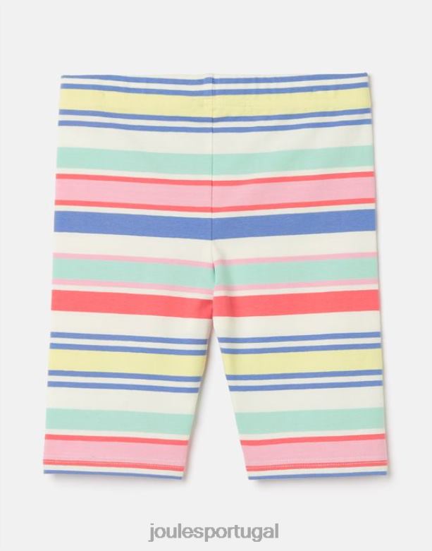 shorts legging em jersey cartwheel 2 a 12 anos garotas faixa múltipla Joules vestuário 2X26V322