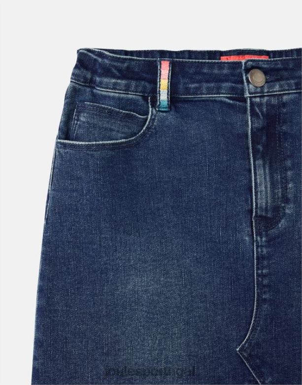 saia jeans hollis 5 bolsos 1-12 anos garotas jeans Joules vestuário 2X26V292