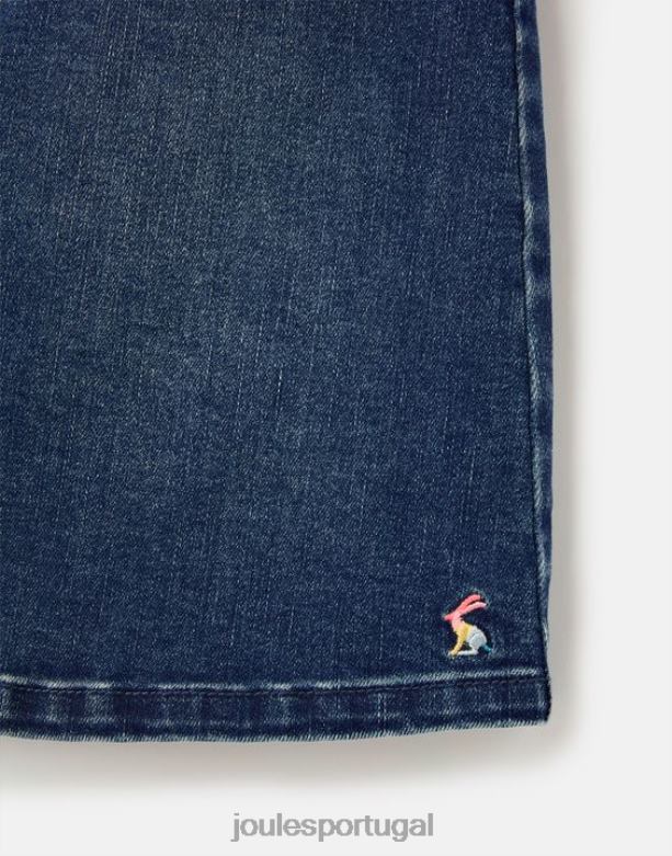 saia jeans hollis 5 bolsos 1-12 anos garotas jeans Joules vestuário 2X26V292