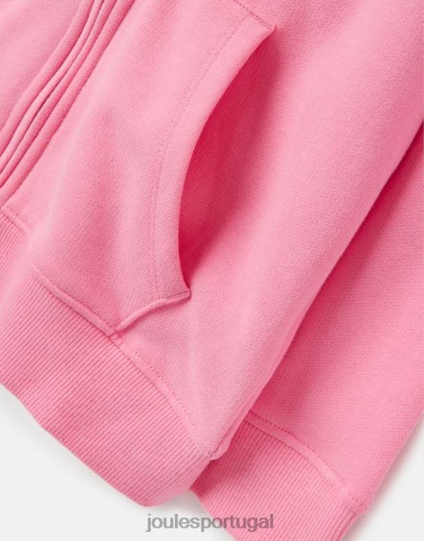 moletom com capuz e zíper mayday 2 a 12 anos garotas aurora rosa Joules vestuário 2X26V263