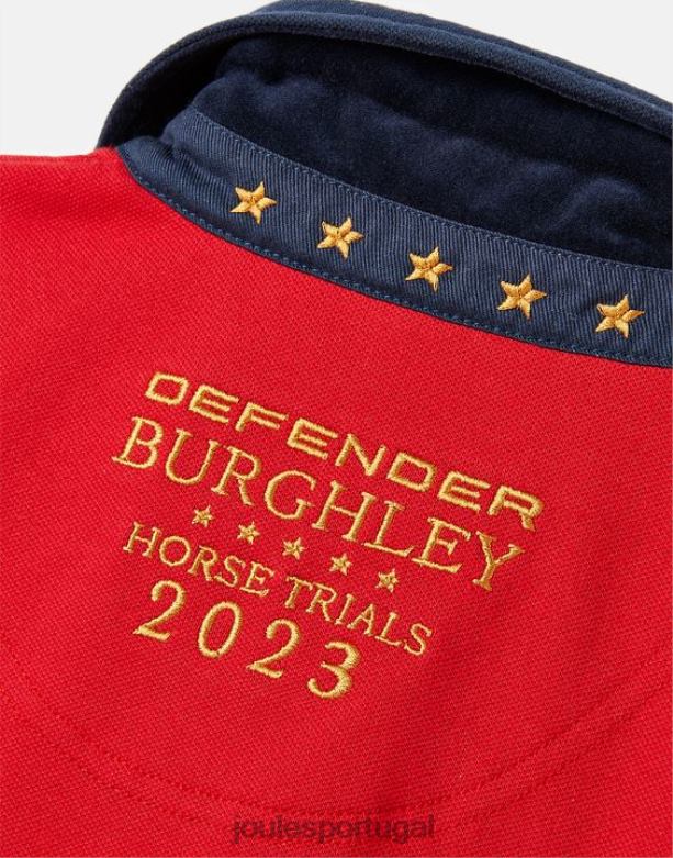 camisa polo burgley 2-12 anos garotas vermelho escuro Joules vestuário 2X26V329