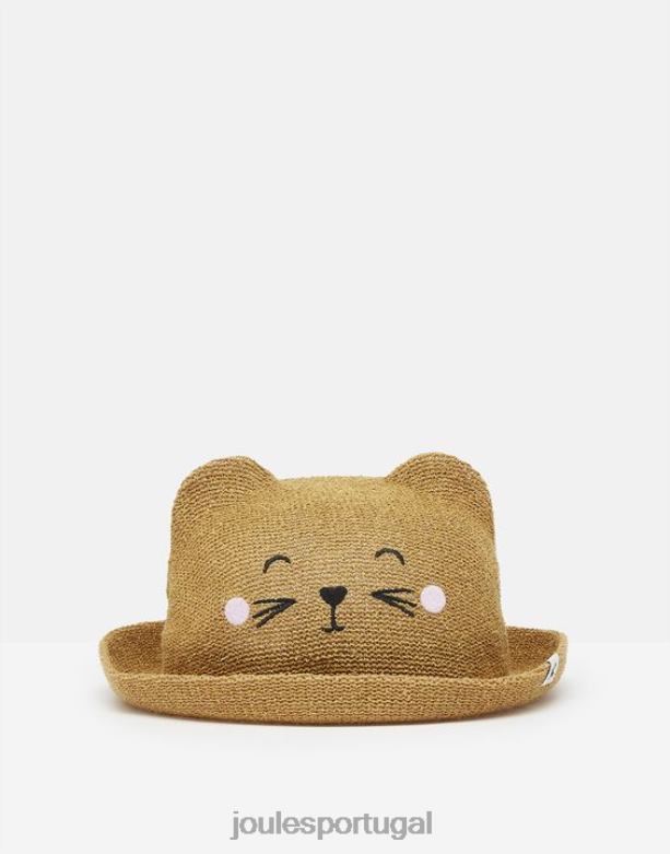 chapéu de personagem ashton garotas animal de palha Joules vestuário 2X26V326