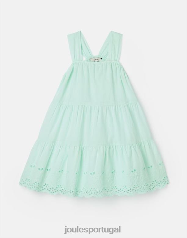 vestido midi kiki de 2 a 12 anos garotas azul pálido Joules vestuário 2X26V278