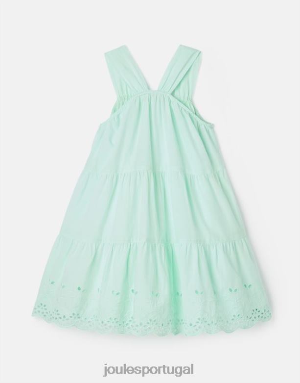 vestido midi kiki de 2 a 12 anos garotas azul pálido Joules vestuário 2X26V278