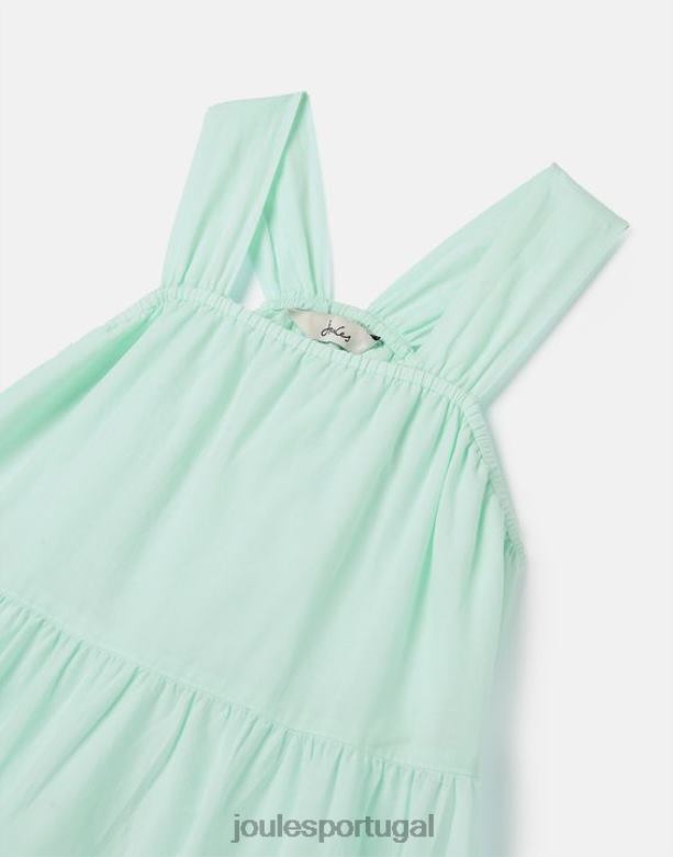 vestido midi kiki de 2 a 12 anos garotas azul pálido Joules vestuário 2X26V278