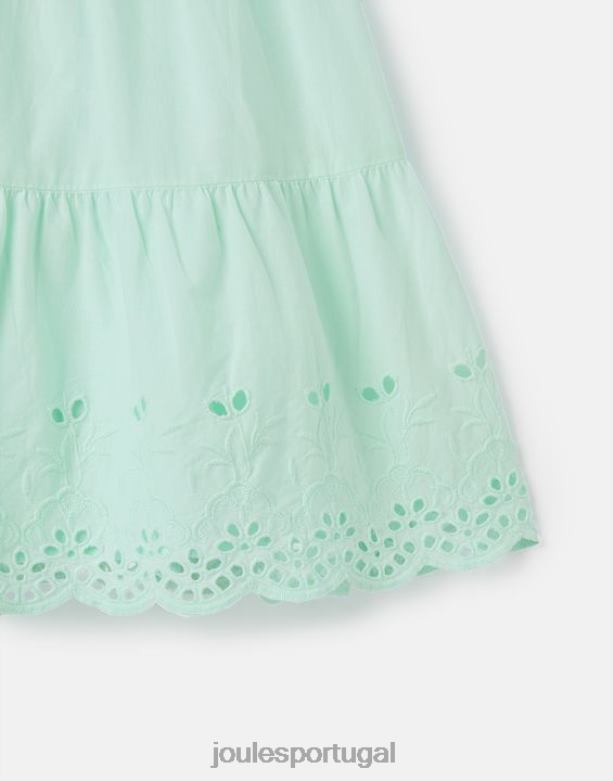 vestido midi kiki de 2 a 12 anos garotas azul pálido Joules vestuário 2X26V278
