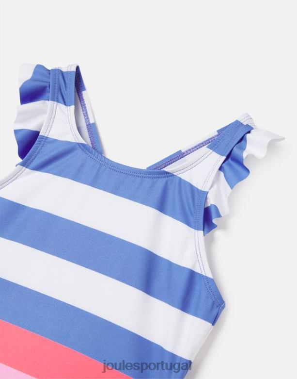 laurielle tankini 2-12 anos garotas faixa múltipla Joules vestuário 2X26V296