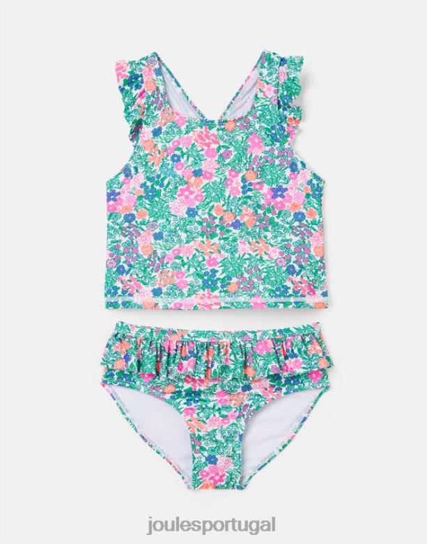 laurielle tankini 2-12 anos garotas multi cantiga Joules vestuário 2X26V312