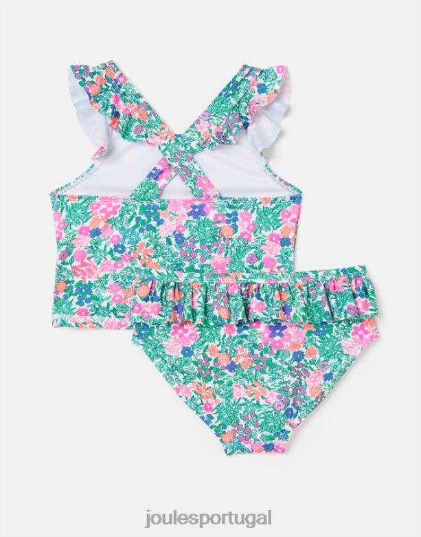 laurielle tankini 2-12 anos garotas multi cantiga Joules vestuário 2X26V312