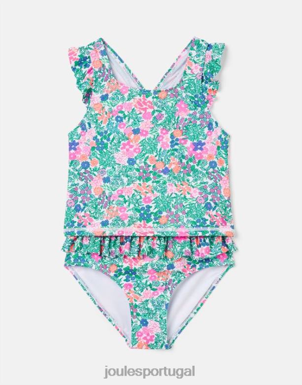laurielle tankini 2-12 anos garotas multi cantiga Joules vestuário 2X26V312