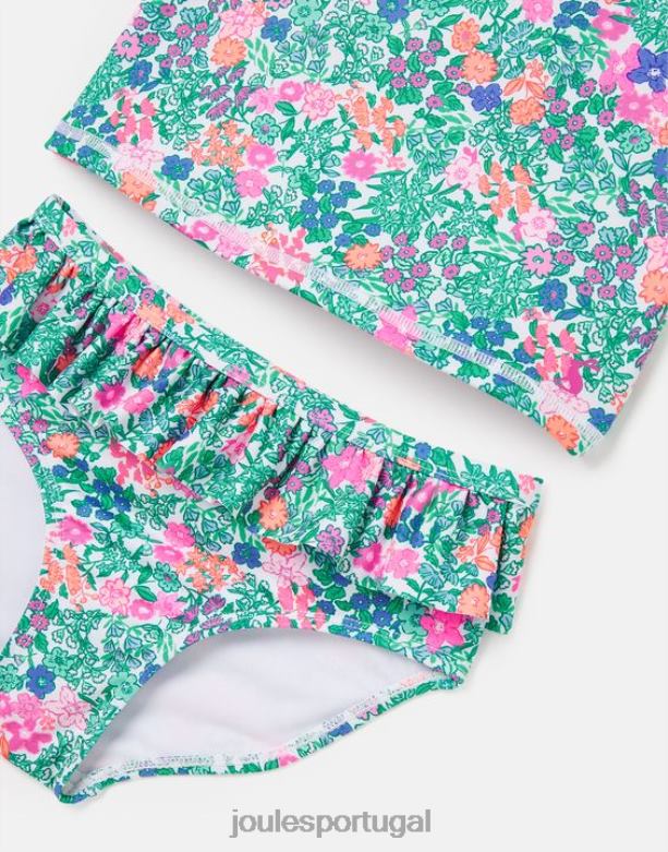 laurielle tankini 2-12 anos garotas multi cantiga Joules vestuário 2X26V312