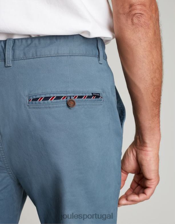 calça jeans slim fit homens azul Joules vestuário 2X26V240