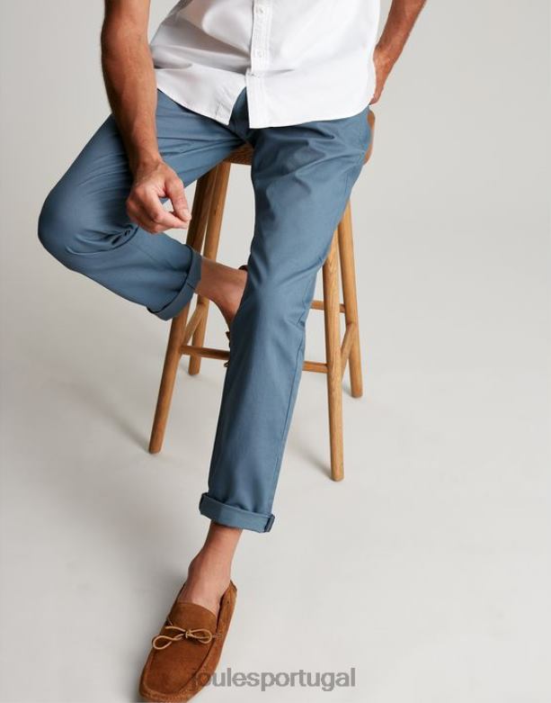 calça jeans slim fit homens azul Joules vestuário 2X26V240