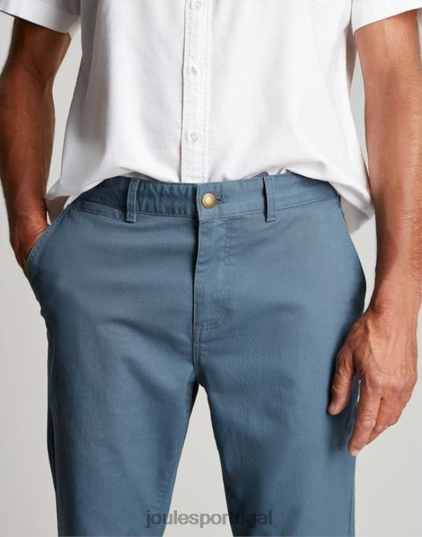 calça jeans slim fit homens azul Joules vestuário 2X26V240