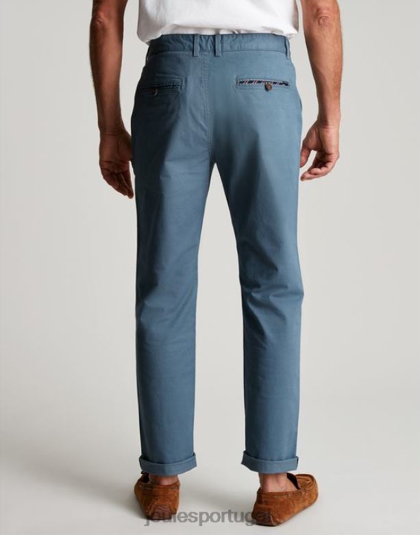 calça jeans slim fit homens azul Joules vestuário 2X26V240