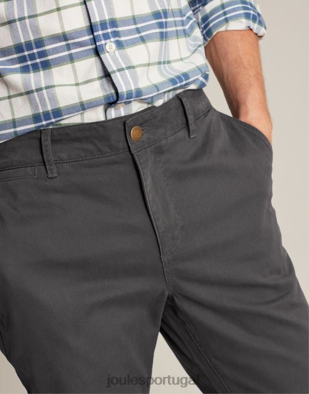 calça jeans slim fit homens cinza escuro Joules vestuário 2X26V236