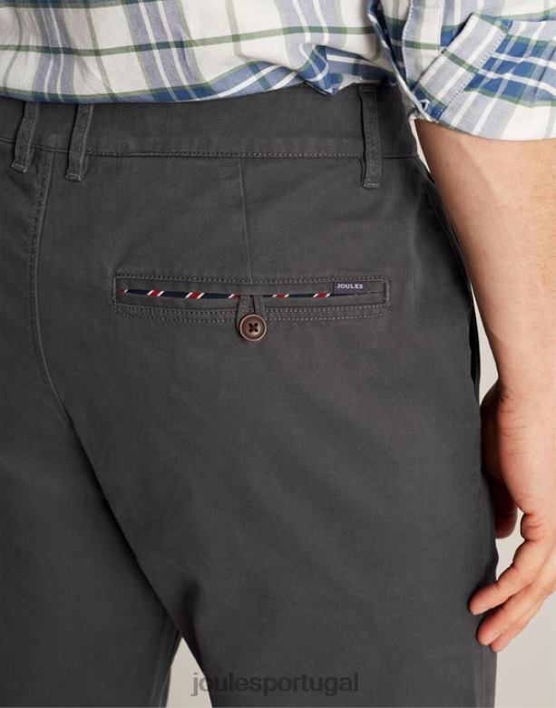calça jeans slim fit homens cinza escuro Joules vestuário 2X26V236