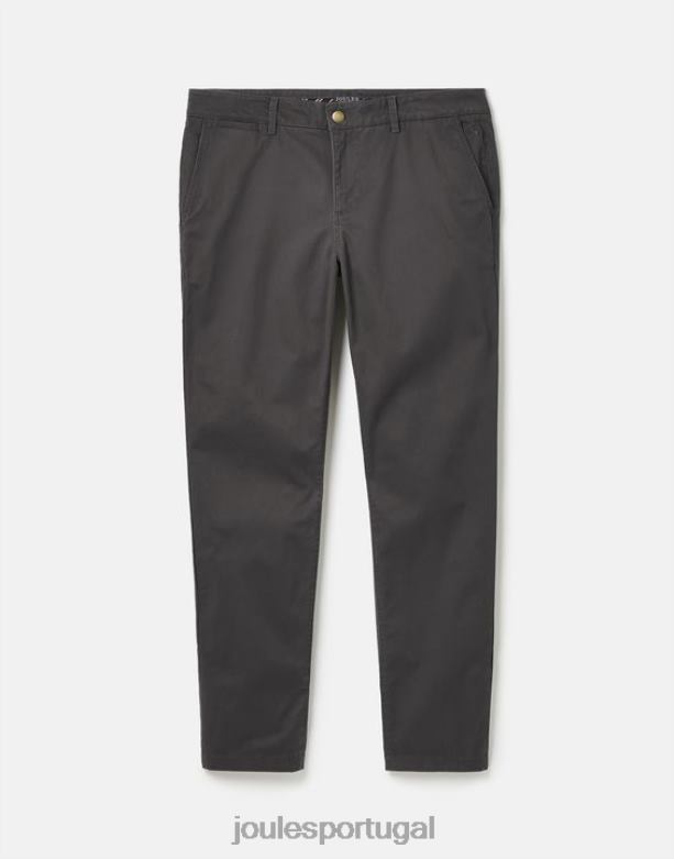 calça jeans slim fit homens cinza escuro Joules vestuário 2X26V236