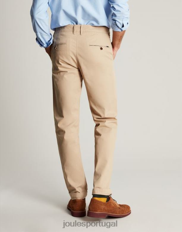 calça jeans slim fit homens marrom Joules vestuário 2X26V162