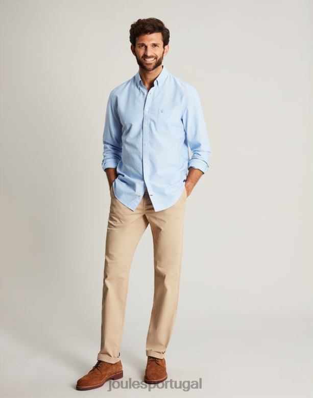 calça jeans slim fit homens marrom Joules vestuário 2X26V162