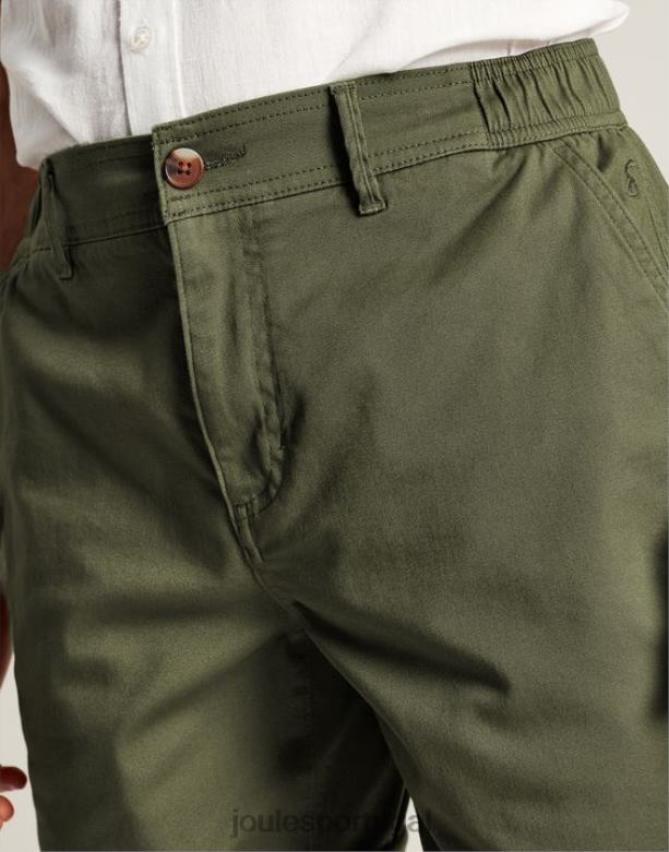 shorts chino dockside homens patrimônio verde Joules vestuário 2X26V248