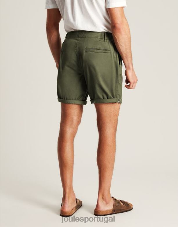 shorts chino dockside homens patrimônio verde Joules vestuário 2X26V248