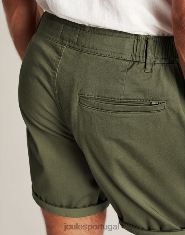 shorts chino dockside homens patrimônio verde Joules vestuário 2X26V248