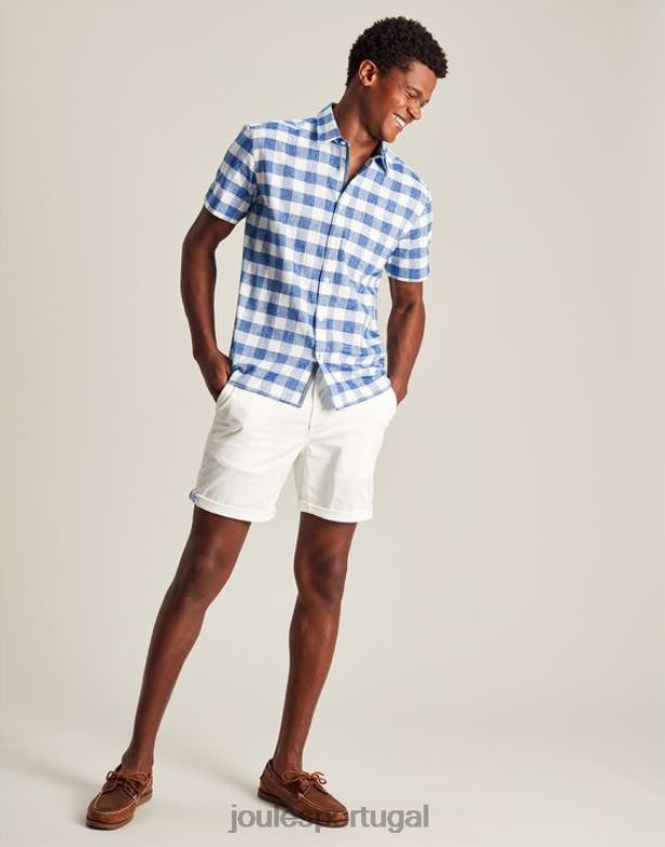shorts tecidos nas docas homens branco Joules vestuário 2X26V232