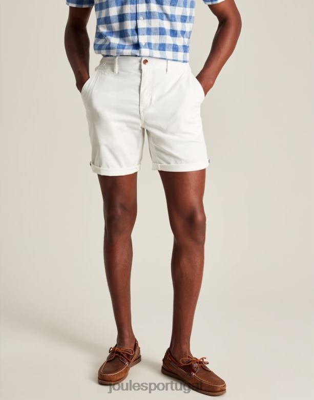 shorts tecidos nas docas homens branco Joules vestuário 2X26V232