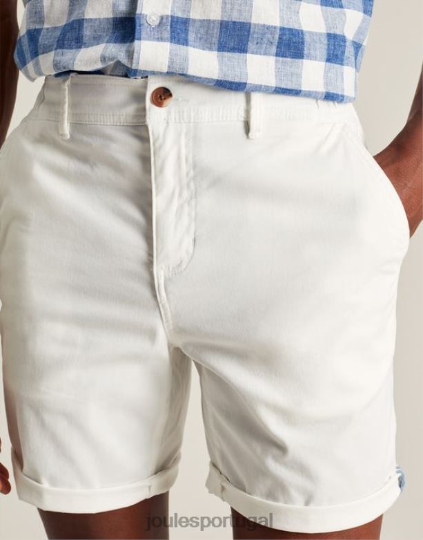 shorts tecidos nas docas homens branco Joules vestuário 2X26V232